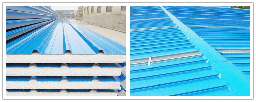 Lightweight EPS sandwich panels for roof system